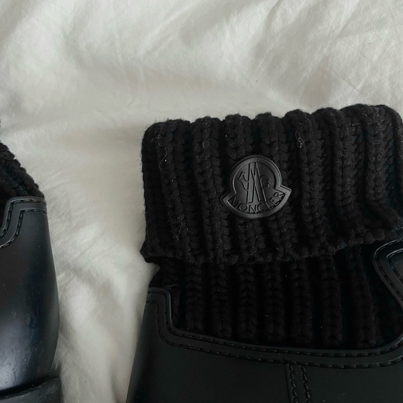Moncler Ginette Knit Rain Boots - Picture 5 of 5